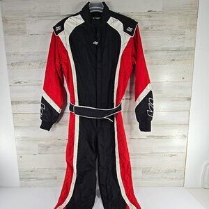 K1 RACEGEAR 10-SP1-R-S Suit Karting RACING SP1 Adult SIZE SMALL Black Red WHITE.